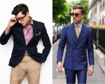 4 cách phối đồ với áo vest nam màu xanh - May Hồng Ngọc