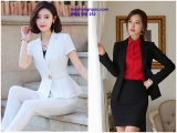 Những bộ vest nữ cách điệu chuẩn style Hàn Quốc