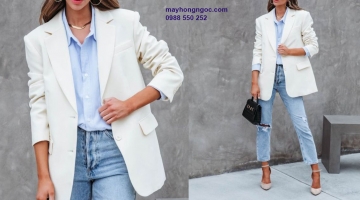 5 Kiểu áo mặc bên trong áo vest nữ thanh lịch, cá tính